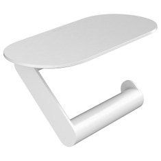 Immagine di Hansgrohe WALLSTORIS portarotolo con mensola, colore bianco finitura opaco 27928700