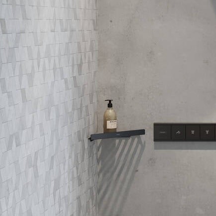 Immagine di Hansgrohe ADDSTORIS cestino angolare, finitura cromo 41741000