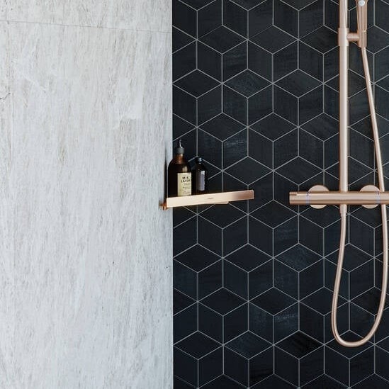 Immagine di Hansgrohe ADDSTORIS cestino angolare, finitura cromo 41741000