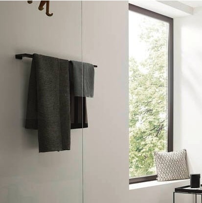 Immagine di Hansgrohe ADDSTORIS porta asciugamano doppio, finitura cromo 41743000