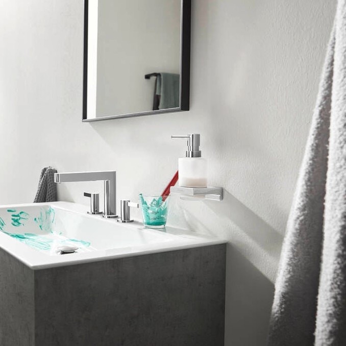 Immagine di Hansgrohe ADDSTORIS distributore di sapone liquido, finitura cromo 41745000