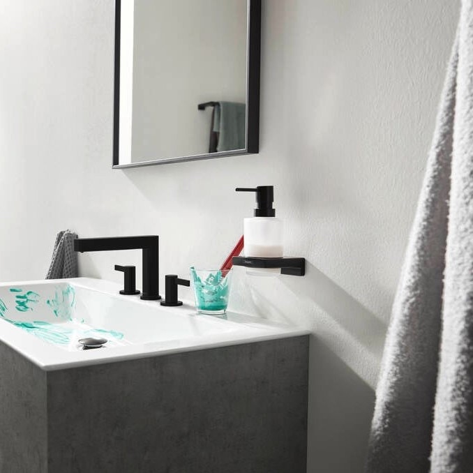 Immagine di Hansgrohe ADDSTORIS distributore di sapone liquido, finitura cromo 41745000