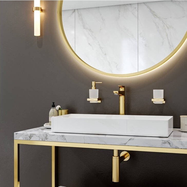 Immagine di Hansgrohe ADDSTORIS distributore di sapone liquido, finitura cromo 41745000