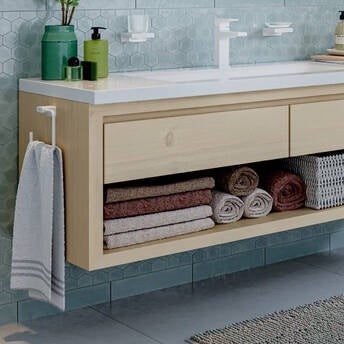 Immagine di Hansgrohe ADDSTORIS porta asciugamano ad anello, finitura cromo 41754000