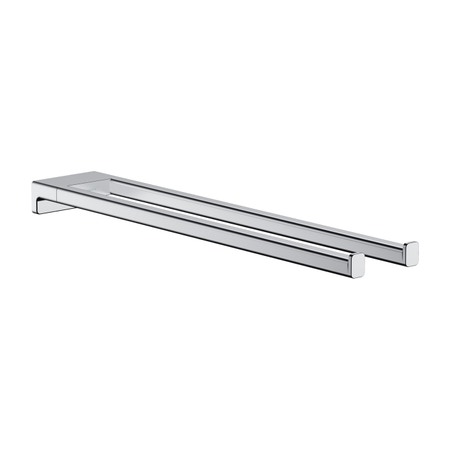 Immagine di Hansgrohe ADDSTORIS porta asciugamano doppio, finitura cromo 41770000
