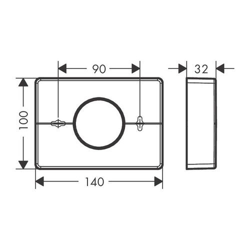 Immagine di Hansgrohe ADDSTORIS distributore di sacchetti ignienici, finitura cromo 41773000
