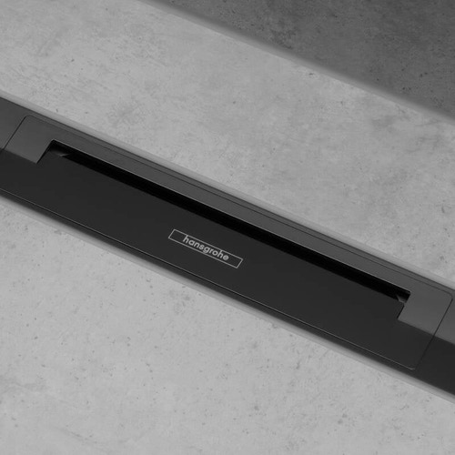 Immagine di Hansgrohe RAINDRAI FLEX canalina doccia lineare 70 cm, lunghezza rifilabile, finitura cromo 56043000