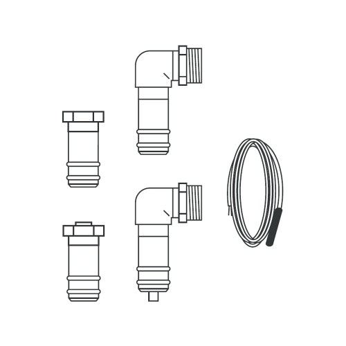 Immagine di Vaillant Kit 1 collettore VFK 135/3 VD Su tetto inclinato 0020174544