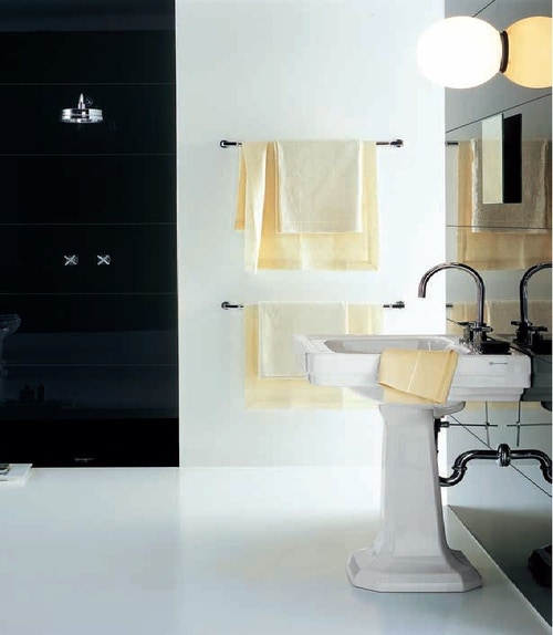 Immagine di Pozzi Ginori Montebianco lavabo Lavabo 73 a 3 fori, bianco 07020000