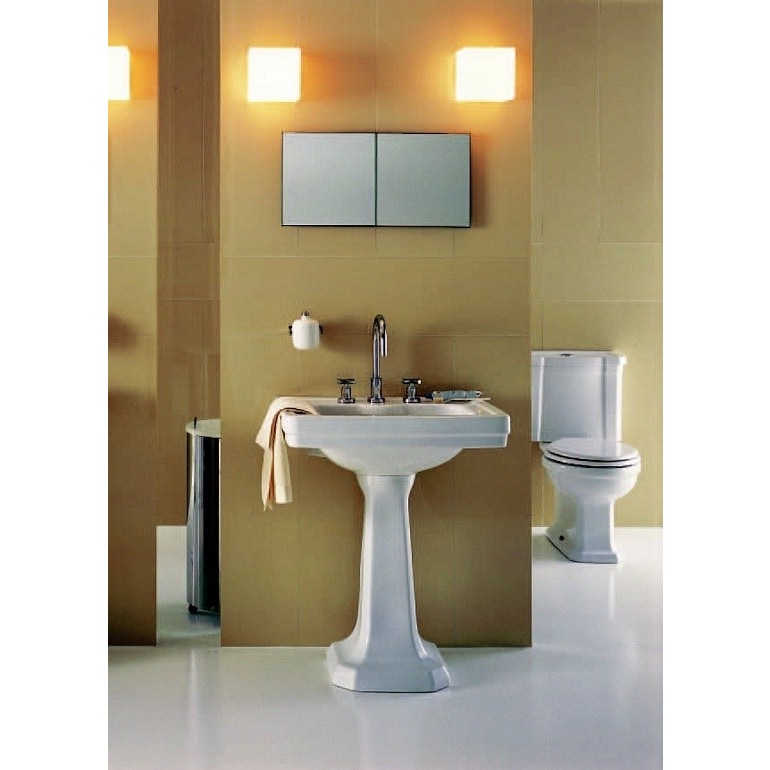 Immagine di Pozzi Ginori Montebianco lavabo Lavabo 73 a 3 fori, bianco 07020000