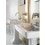 Immagine di Pozzi Ginori Montebianco lavabo 64 a 3 fori, bianco 07021000
