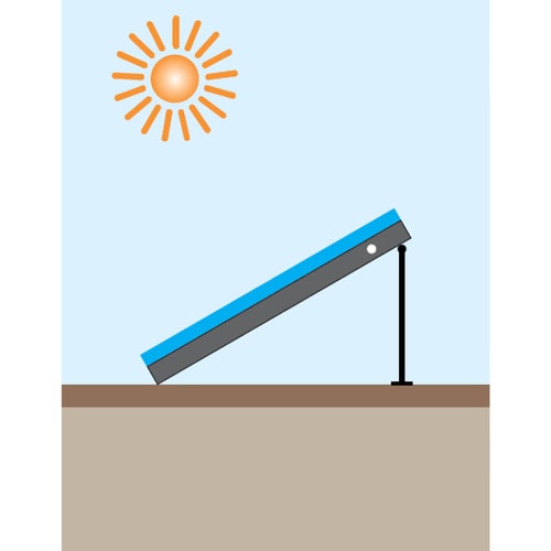 Immagine di Vaillant Kit montaggio sul tetto piano/a livello suolo per 2 VFK 125/4 o VFK 145/3 V o VFK 155/2 V 0020160078