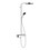 Immagine di Hansgrohe PULSIFY showerpipe 260, 1 jet, con termostatico vasca ShowerTablet 400, finitura cromo 24230000
