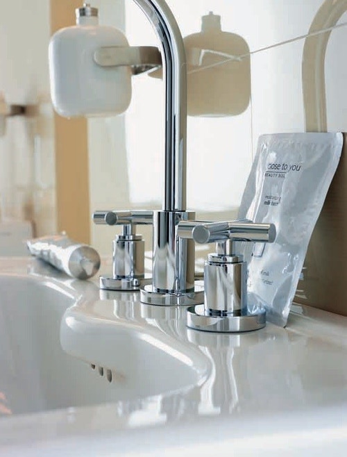 Immagine di Pozzi Ginori Montebianco lavabo 64 a 3 fori, bianco 07021000