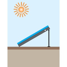 Immagine di Vaillant Kit montaggio sul tetto piano/a livello suolo per 3 VFK 125/4 o VFK 145/3 V o VFK 155/2 V 0020160086