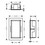 Immagine di Hansgrohe XTRASTORIS ORIGINAL nicchia ad incasso con cornice integrata L.15 H.30 P.10 cm, colore bianco finitura opaco 56057700