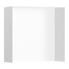 Immagine di Hansgrohe XTRASTORIS MINIMALISTIC nicchia ad incasso senza cornice L.30 H.30 P.14 cm, colore bianco finitura opaco 56079700