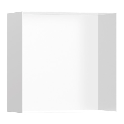 Immagine di Hansgrohe XTRASTORIS MINIMALISTIC nicchia ad incasso senza cornice L.30 H.30 P.14 cm, colore bianco finitura opaco 56079700