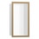 Immagine di Hansgrohe XTRASTORIS INDIVIDUAL nicchia ad incasso L.15 H.30 P.10 cm, colore bianco finitura opaco, con cornice colore bronzo finitura opaco 56096140