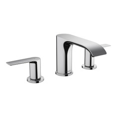 Immagine di Hansgrohe VIVENIS rubinetteria 3 fori lavabo 90, con salterello, finitura cromo 75033000