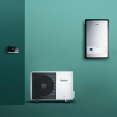 Immagine di Vaillant Kit aroTHERM split VWL 45/5 AS 230V S3 Pompa di calore aria/acqua monofase + VWL 67/5 IS Modulo Murale 0010038595