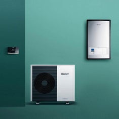 Immagine di Vaillant Kit aroTHERM plus VWL 85/6 A 230V S3 Pompa di calore aria/acqua monoblocco monofase + VWZ MEH 97/6 Modulo Murale 0010038576