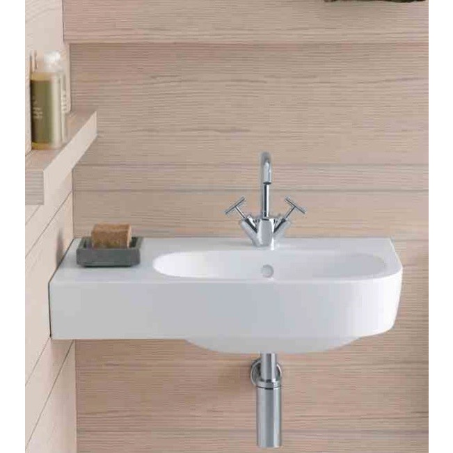 Immagine di Pozzi Ginori Quinta lavabo asimmetrico 65 sinistro, bianco 03042000