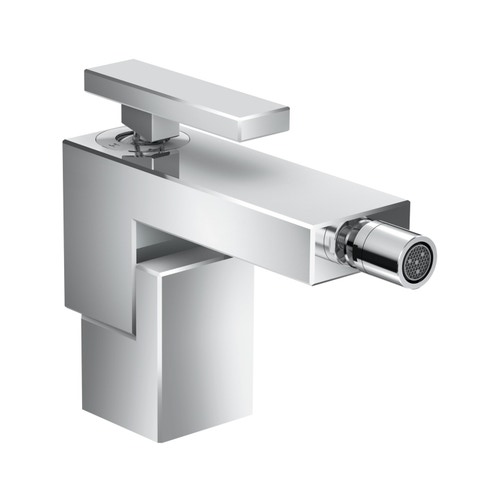 Immagine di Axor EDGE miscelatore monocomando bidet, con set di scarico push-open, finitura cromo 46210000