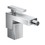 Immagine di Axor EDGE miscelatore monocomando bidet, con set di scarico push-open, con taglio a diamante, finitura cromo 46211000
