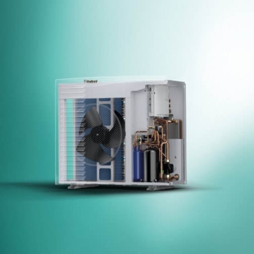 Immagine di Vaillant aroHYBRID 5-28 kW caldaia a condensazione ecoTEC pure VMW 246/7-2, accumulo inerziale e pompa di calore 5 kW monoblocco R410A 8000015940