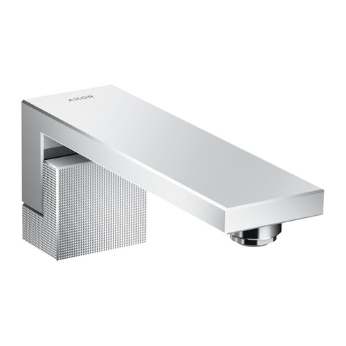 Immagine di Axor EDGE bocca d'erogazione vasca, con taglio a diamante, finitura cromo 46411000