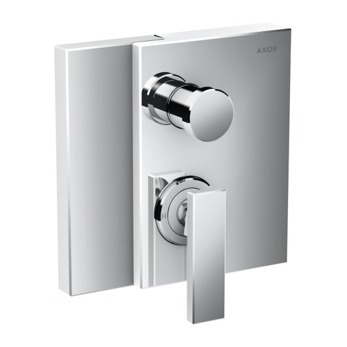 Immagine di Axor EDGE set esterno miscelatore vasca, ad incasso, finitura cromo 46450000