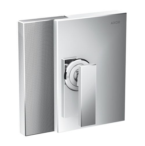 Immagine di Axor EDGE set esterno monocomando doccia, ad incasso, con taglio a diamante, finitura cromo 46651000