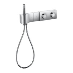 Immagine di Axor EDGE modulo termostatico Select 470/100, ad incasso, per 2 utenze, con taglio a diamante, finitura cromo 46701000