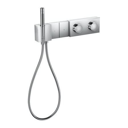 Immagine di Axor EDGE modulo termostatico Select 470/100, ad incasso, per 2 utenze, con taglio a diamante, finitura cromo 46701000