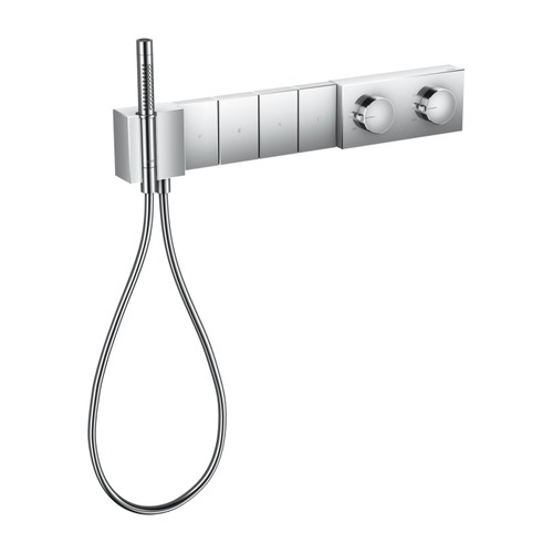 Immagine di Axor EDGE modulo termostatico Select 610/100, ad incasso, per 4 utenze, finitura cromo 46720000
