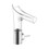Immagine di Axor STARCK V miscelatore monocomando lavabo 140, con bocca in vetro e set di scarico, finitura cromo 12112000