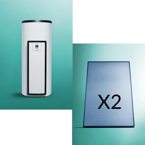 Immagine di Vaillant Kit solare auroTHERM con bollitore ACS da 250 litri 0020222124