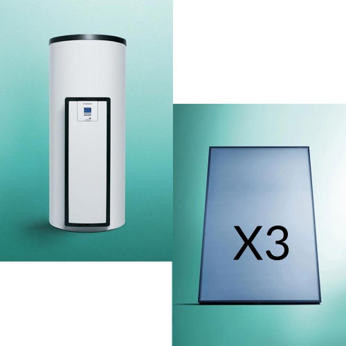 Immagine di Vaillant Kit solare auroTHERM con bollitore ACS da 350 litri 0020222127