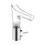 Immagine di Axor STARCK V miscelatore monocomando lavabo 140, con bocca in vetro, set piletta e taglio a diamante, finitura cromo 12122000