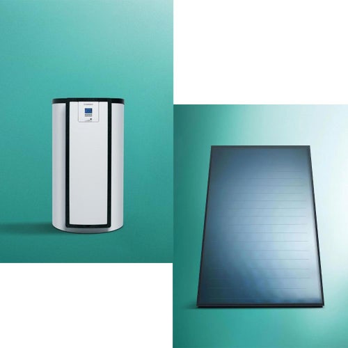 Immagine di Vaillant Kit solare auroTHERM plus con bollitore ACS da 150 litri 0020221233