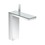 Immagine di Axor MYEDITION miscelatore monocomando lavabo 230, con set scarico push-open, finitura cromo e vetro a specchio 47020000