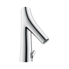 Immagine di Axor STARCK ORGANIC miscelatore elettronico lavabo, con leva di regolazione temperatura, con batterie da 6V, finitura cromo 12171000