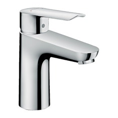 Immagine di Hansgrohe LOGIS E miscelatore monocomando lavabo 100, con piletta in ottone, finitura cromo 71175000