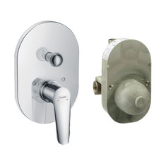 Immagine di Hansgrohe LOGIS E set miscelatore vasca, ad incasso, finitura cromo 71408000