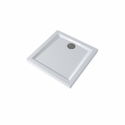 Immagine di Pozzi Ginori 60 mm piatto doccia quadrato 90x90, bianco 60036000
