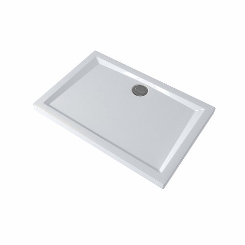 Immagine di Pozzi Ginori 60 mm piatto doccia rettangolare 100x70, bianco 60041000