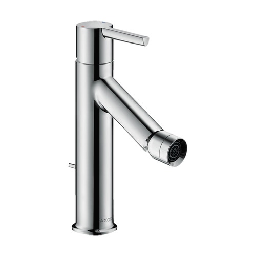Immagine di Axor STARCK set rubinetteria con miscelatore lavabo H.21 cm con scarico e miscelatore bidet con scarico, finitura cromo SETSTA001