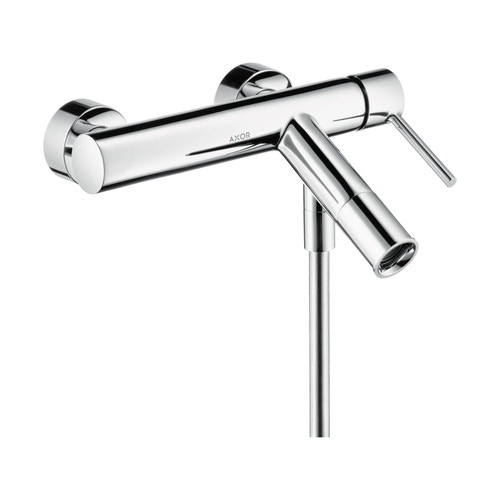 Immagine di Axor STARCK miscelatore monocomando vasca, esterno, con maniglia a leva arrotondata, finitura cromo 10411000