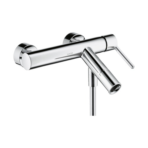 Immagine di Axor STARCK miscelatore monocomando vasca, esterno, con maniglia a leva piatta, finitura cromo 10465000